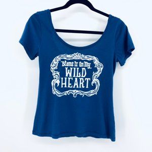 IDYLWild Made in California USA Cropped Scooped Ne